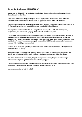A preview of a PDF biography for Stewart, Ian Gordon